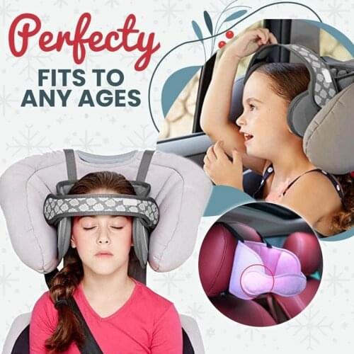Children Adjustable Comfortable Head Neck Pillow Car Seat Baby Head Safe Support Belt Fixing Sleep Positioner Saftey Pillows
