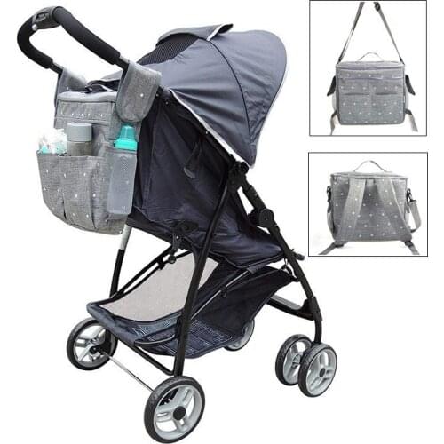 Baby Nappy Diaper Travel Maternity Large Nurse Carts Shoulder Bag Mother Insulation Storage Organizers Things For Stroller Mom
