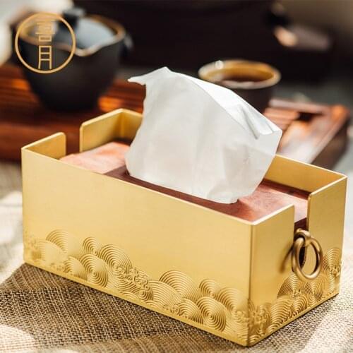 Creative Storage Tissue Box Nordic Square Toilet Napkin Holder Retro Baby Wipes Gift Caja Toallitas Tissue Boxes BY50TB