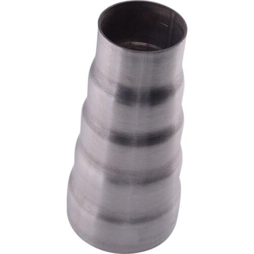 Stainless Steel 145mm Universal Car Exhaust Connector Pipe Auto Reducer Adapter Muffler Tube 5 Layer Accessories