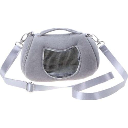 Portable Small Pet Hamster Carrying Bag Guinea Pig Squirrel Hedgehog Carrier Winter Warm Cage Outdoor Carrying Backpack
