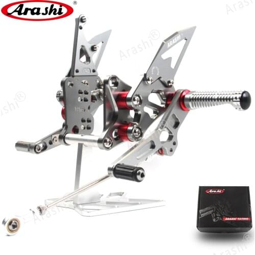 Arashi Motorcycle Footrests For SUZUKI HAYABUSA GSXR1300 2008 - 2019 CNC Adjustable Footpeg GSX-R GSXR 1300 GSX1300R 2012 2013
