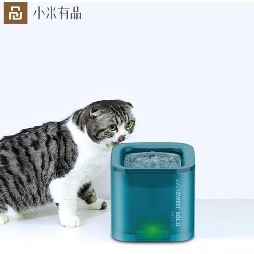 2021 Youpin 1.8L Cat Water Fountain Dog Drinking Bowl Pet Smart Drinking Fountain Super Quiet Drinker Auto Feeder For Cat Dog
