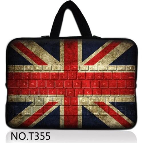 UK Flag Laptop Bag 13 15 inch Notebook Sleeve Handbag For Macbook Air Pro 13.3 15.6 Case Bag For HP Lenovo Dell Xiaomi 15.6