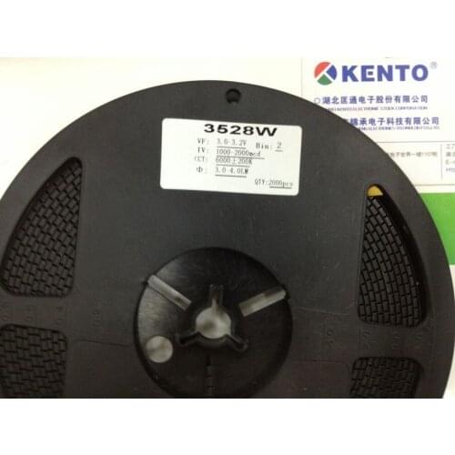 LED light-emitting diode 3528 white hair white highlight SMD 3528 white light super bright 3528 white