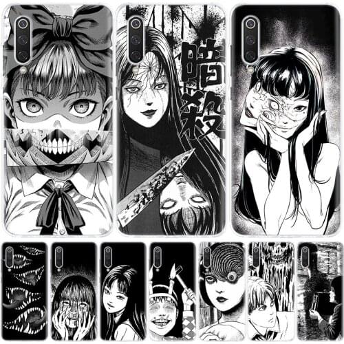 Horror Comic Junji Ito Tomie Tees Phone Case for Xiaomi Redmi Note 10 Pro 10S 9S 9 8T 9 9A 9C Casing 8 7 7A 8A 6A 6 5 S2 K20 K30