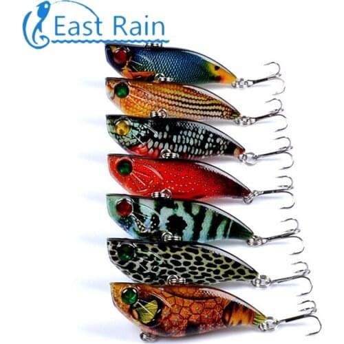 East Rain 5.8cm 13.5g Painted All Range Bait Freshwater Saltwater Fishing Lure Sinking VIB Artificial Hard Bait Free Shipping