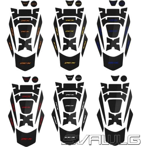 3D carbon fibre Fairing Gas Cap Tank Pad protection Sticker Decal for Honda PCX 125 150 PCX125 PCX150 2018 2019