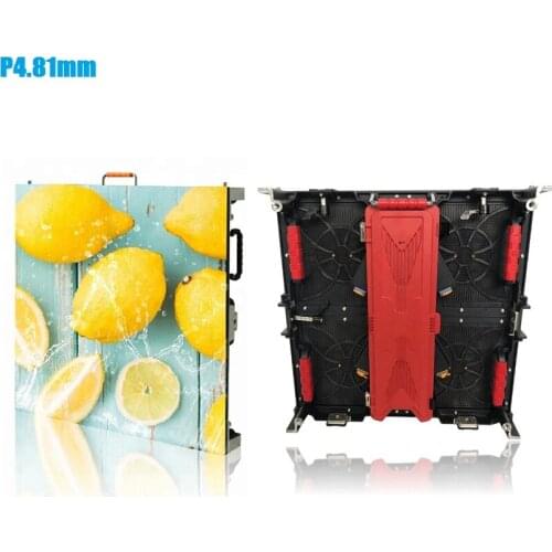 500x500mm outdoor rgb led display screen P4.81 die cast aluminum cabinet for rental advertising video wall led screen