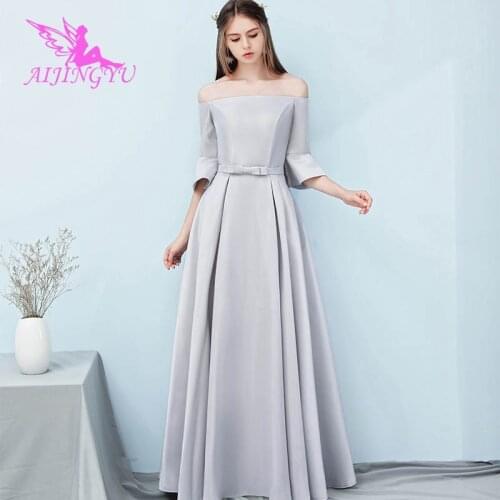 AIJINGYU 2021 2020 hot sexy womens gown prom dress plus size bridesmaid dress