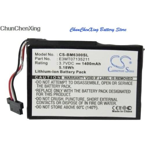 Cameron Sino 1400mAh Battery for Lenco Nav400, For Transonic MD 95255, PNA-3002