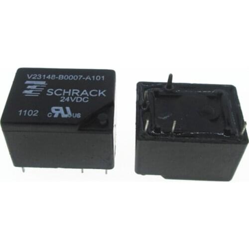Magnetic protection 24V relay V23148-B0007-A101 V23148B0007A101 LZL-24H LZL24H 24VDC DIP5