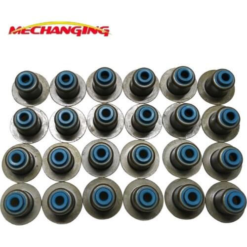 AJ For MAZDA MPV FOR FORD 24pcs Valve Stem Oil Seal Engine Compartment Gasket Engine Rebuild Kits Engine Gasket F5RZ-6571-B