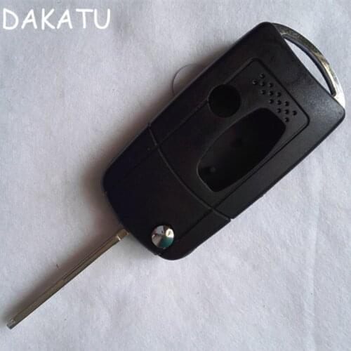 DAKATU 3 Buttons Modified Flip Folding Remote Key Shell for Mitsubishi ASX LANCER-EX GRANDIS Outlander Right Blade