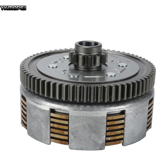Montaje de embrague Manual completo para motocicleta, 6 discos, 67 dientes, para ZongShen ZS 190cc Z190 W190 1p62ym-2, motor Dir