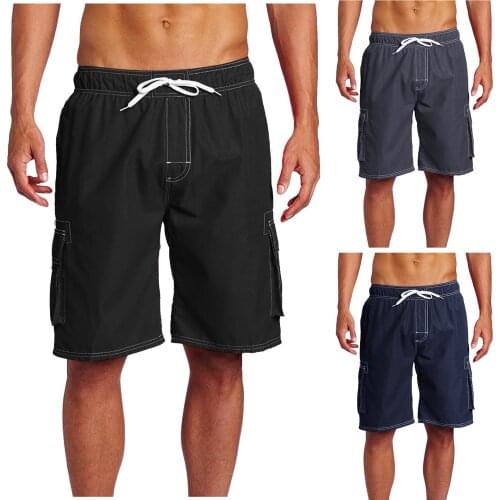 Mens Summer Breeches Shorts 2021 Casual Boardshorts Homme Classic Brand Clothing Casual Shorts Male Drawstring Shorts шорты