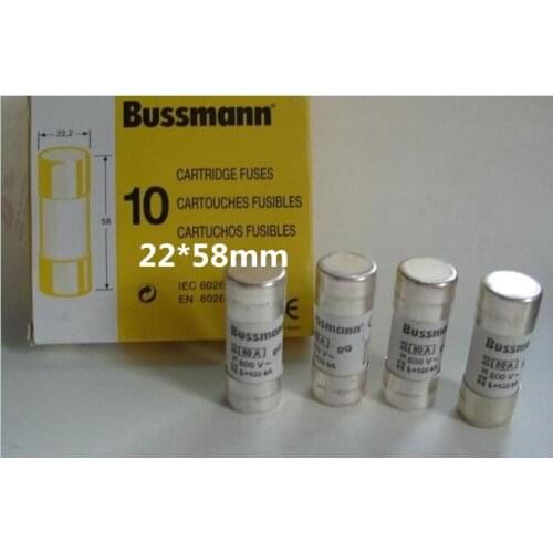 New imported US BUSSMANN fuse 22 * 58mm Insurance C22G original series 2-125A