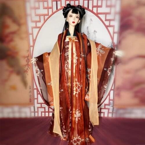 Blyth 1/6 1/4 1/3 BJD Clothes Figure Doll Accessories Chinese Ancient Costume Hanfu Fairy Dress for BJD/SD YOSD MSD SD13 C0732