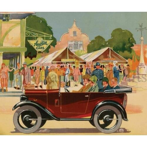 Austin Cars METAL TIN SIGN POSTER WALL PLAQUE