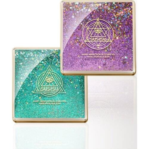 Fantasyland Quicksand 12-color Eyeshadow Palette Matte Pearl Sequins Delicate Powder All-match Color Portable Eyeshadow Cosmetic