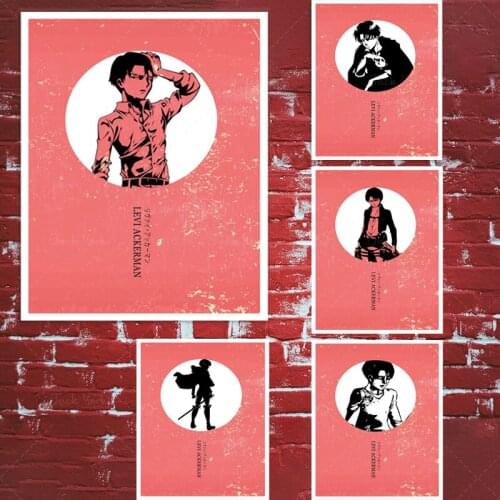 Attack on Titan Posters and Prints Classic Japanese Anime Canvas Painting Wall Art Pictures for Living Room Decor