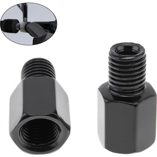Clockwise and Counterclockwise 10mm to 10mm Motorcycle Rearview Mirror Screw Thread Adapter Conversion Bolt Motor Mirror Screw