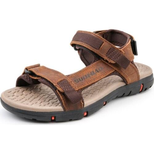 Luxury cuero shoe sandal man mens footwear piel em gladiator sandalia homens toe sandales geta hole masculino comfort 39 large