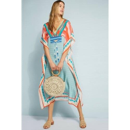 Sexy Women Bikini Cover Up Summer Kaftan Long Beach Dress swimsuit cover up pareo beach Swimwear Ladies Beachwear Bathing Suit