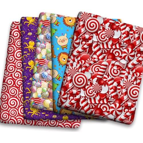 Spring Summer Cotton Super Dense Sewing Fabric Making Womens Wear Dress Children Clothing Home Clothes Cloth c01 0.5Meter