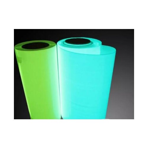 Glow in Dark 25cmx50cm(10"x20") Heat Transfer Vinyl Press Machine Cutting Plotter Cutter T-shirt DIY Foil Film Blue or Green