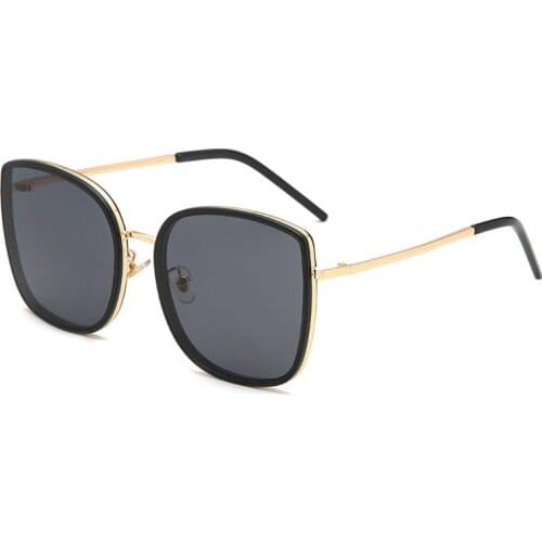 Big frame slim sunglasses female beach street shooting with BIBI fashion sunglasses ins sunglasses women