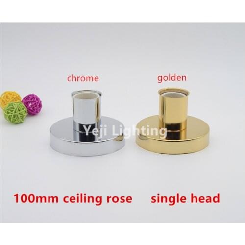 Golden ceiling rose with Multiple E27 ceramic screw lamp holders elbow holder Led bulb Tube light Lighting accessories wholesale