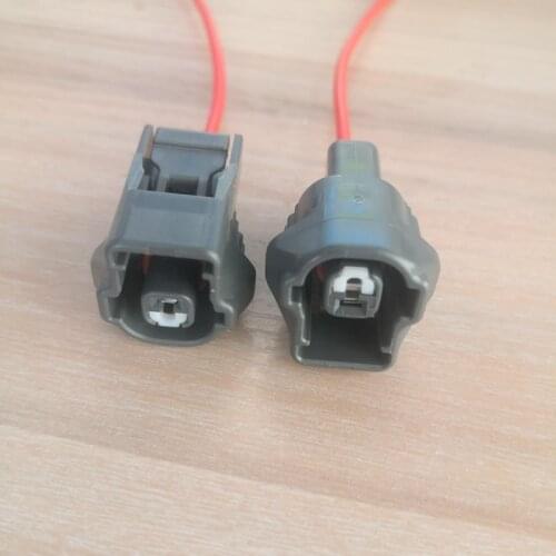 1 Pin/Way Female 2JZ Knock Sensor Plug Connector Wire Harness Cable Pigtail For Toyota Lexus 90980-11166 7283-1015-10