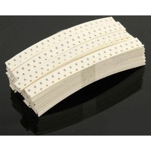 2000pcs 80 kinds specifications 25Pcs 5% 0805(10R-910k) Patch Resistor Pack Kit