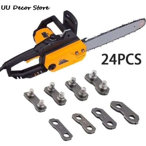 24Pcs Gasoline Saw Accessories Buckle Preset Straps Chainsaw Link Connectors