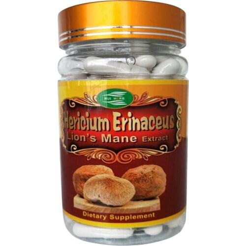 3Bottles Lions Mane Extract Hericium Erinaceus 30% Polysaccharide Capsule 500mg*270Counts Immune System support