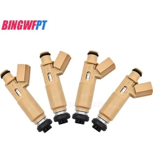 4pcs/lot 23209-22020 23250-22020 Original fuel injection Nozzle For TOYOTA 1ZZ-FE COROLLA AVENSIS CELICA RAV4