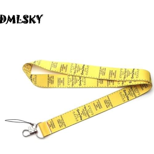 DMLSKY TV Show Lanyard Keychain for keys Badge ID Mobile Phone Key rings Women Neck Straps Accessories M3160