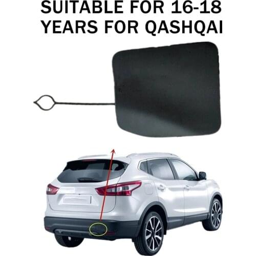 For Nissan Qashqai J11 2016-2018 85071-DF30A Rear Bumper Tow Hook Eye Cover Trim Trailer Cover Cap Motorcycle Accessories Parts