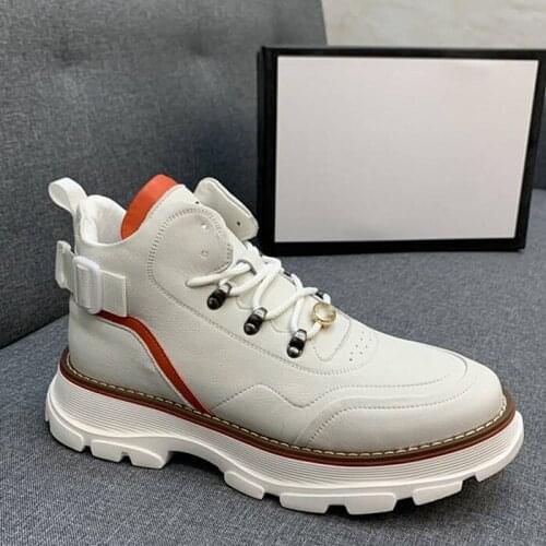 Classic Fashion New Mens Casual Shoes All-match Leisure High For Mens Boots British Style Retro Short Boots Trendy Shoes