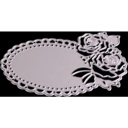 The Round Rose Metal Cutting Dies Stencil DIY Scrapbooking Embossing Paper Card