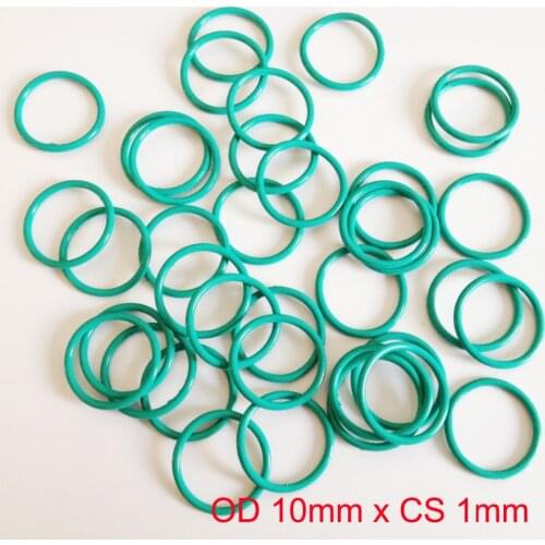 OD 10mm x CS 1mm fkm rubber oil seal o ring oring fluorine o-ring