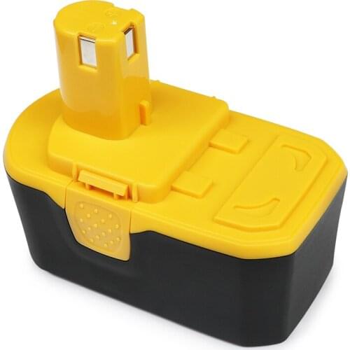 Melasta 18V Ni-CD Replacement Battery for Ryobi P100 P101 ABP1803 1322401 1400672 13022 1323303 130255004 130224028130224007