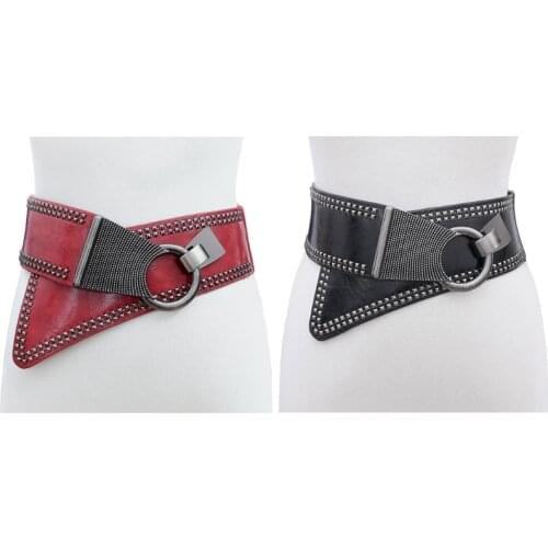 Womens Waist Belts Plus Size25"-70"Dresses leather Elastic Stretch Cinch Belt