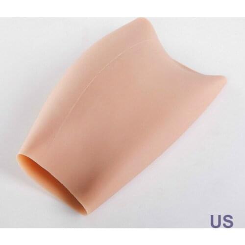 1/pair Leg and Arm Cover 3cm Thick Exquisite Smooth Thigh Strengthener Shaper Safety Silicone Cover for Conceal Scars