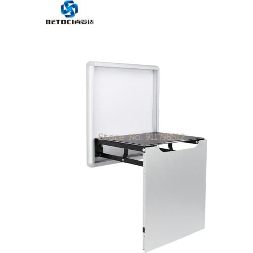 Concealed folding wall-mounted wall-mounted shoe changing stool Home entrance ultra-thin light luxury shoe cabinet to wear shoes