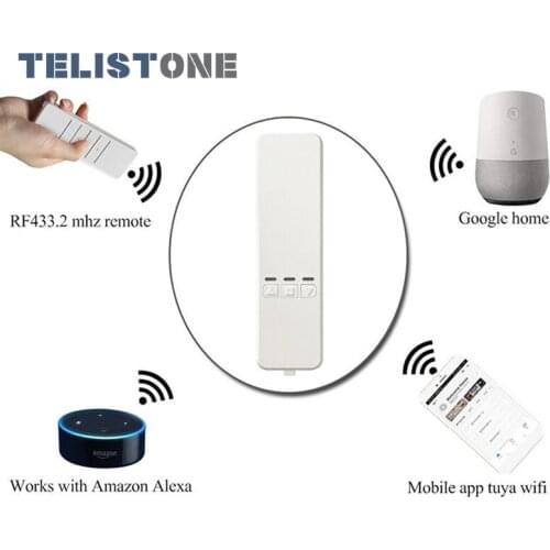 WiFi Tuya DIY Smart Motorized Chain Roller Blinds Shade Shutter Drive Motor Compatible with Alexa Google Home APP Programmable