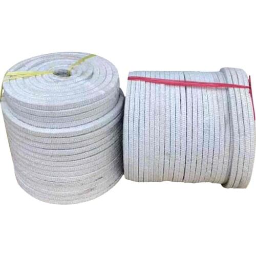 20mm x 20mm ceramic fiber packing alumina silicate fibre furnace door sealing fire door seal aluminosilicate stuffing seal