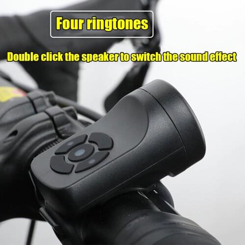 Bicycle Charging Horn Super Loud Bells Mountain Bike Electric Bells MTB USB Rechargeable Bell Bicycle Riding Cycling Accessories