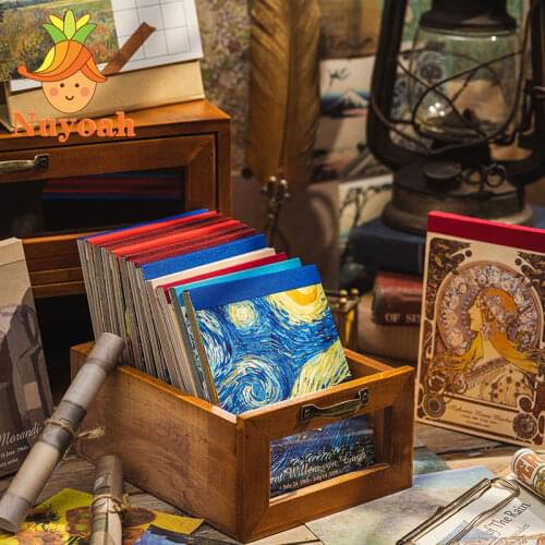 Vintage Stickers World Famous Painting School Series Photo Frame Washi Sticker Aesthetic Creative Pocket Deco DIY Paper Material